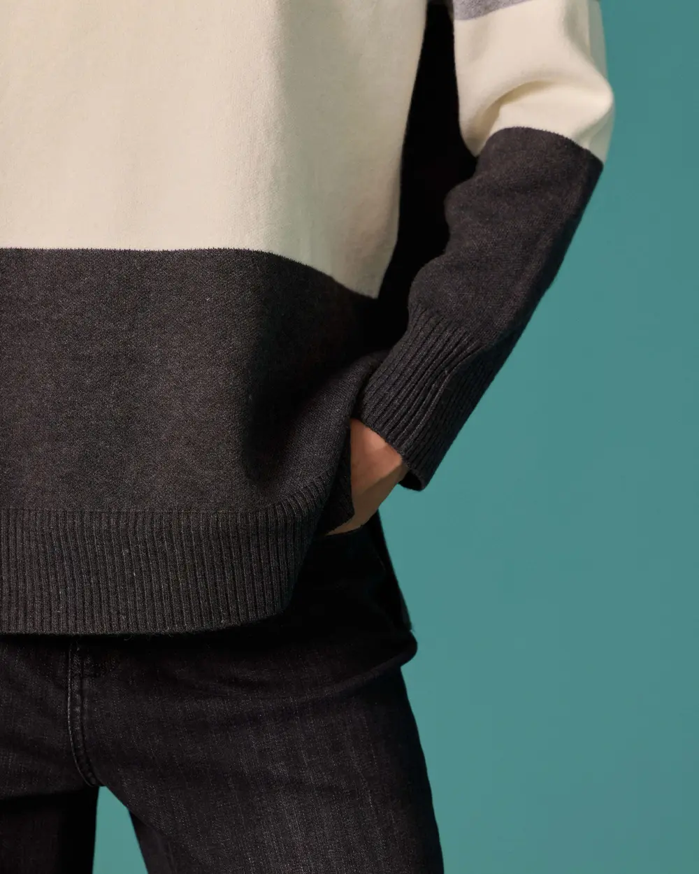 Striped Knit Sweater