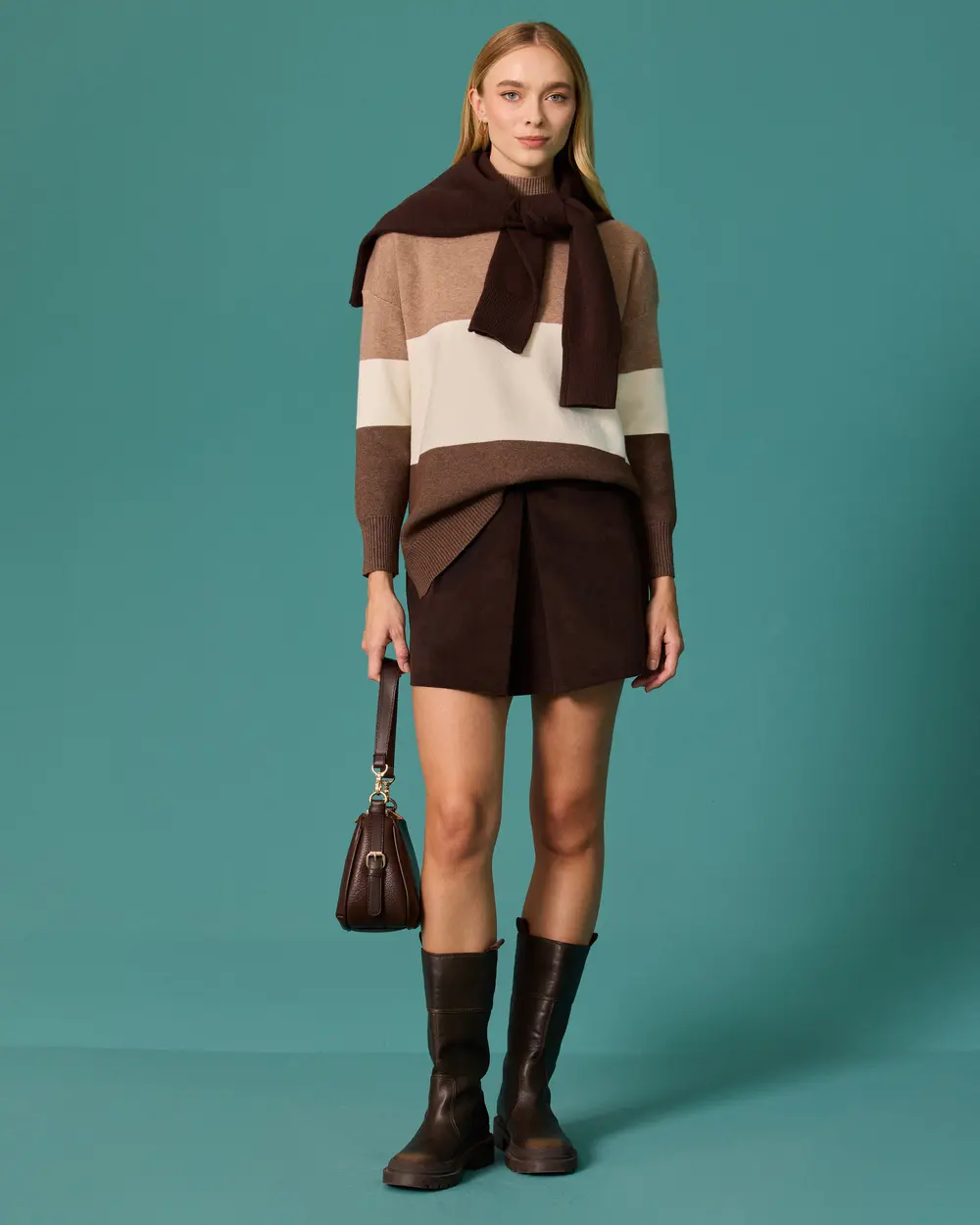 Striped Knit Sweater