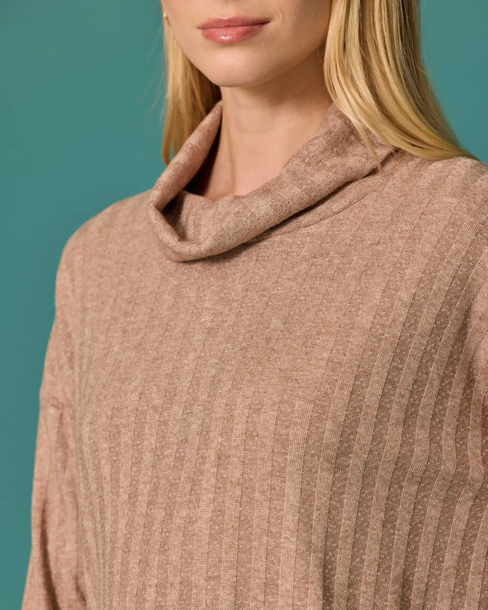 Tunic with a Turned-Down Collar