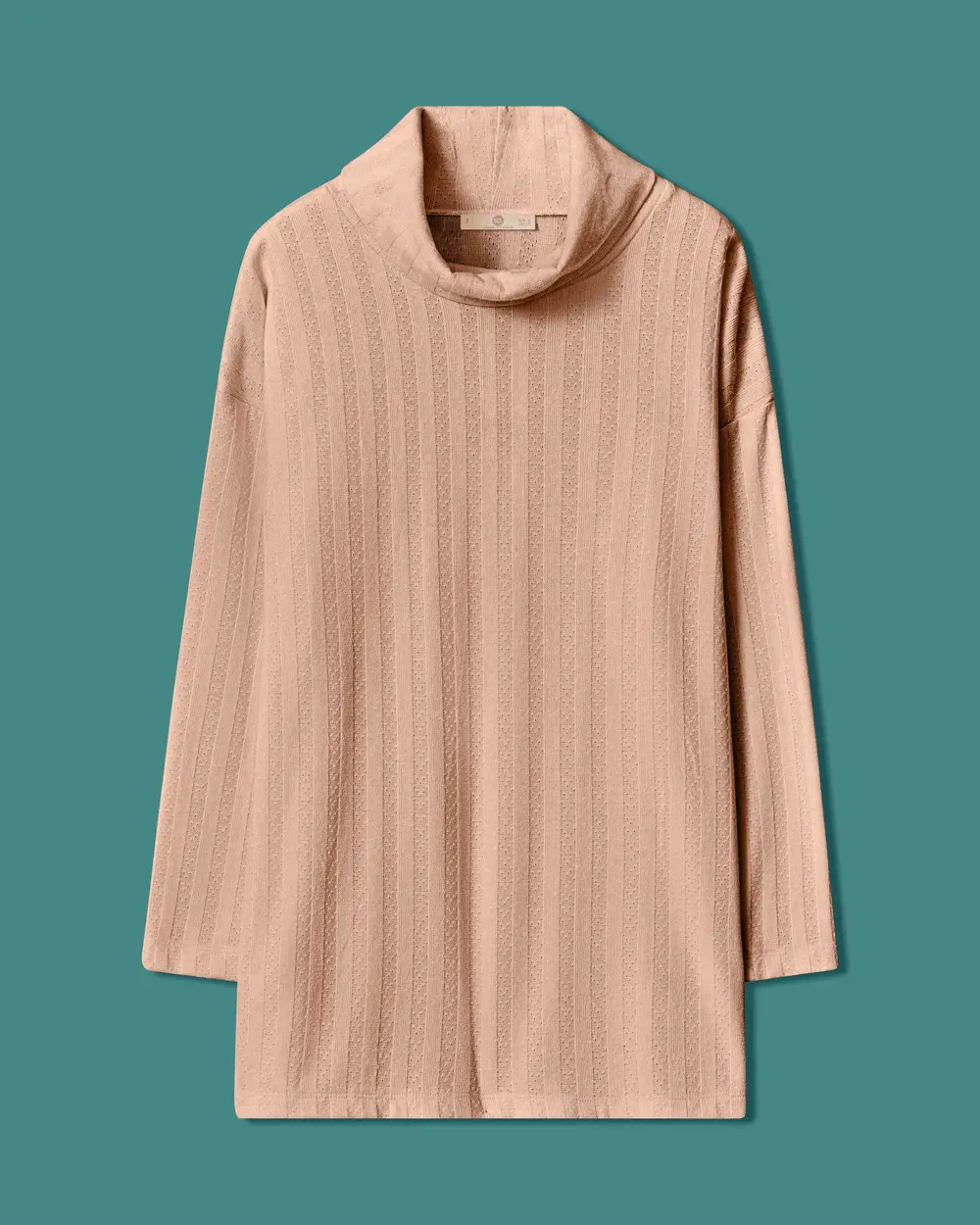 Tunic with a Turned-Down Collar
