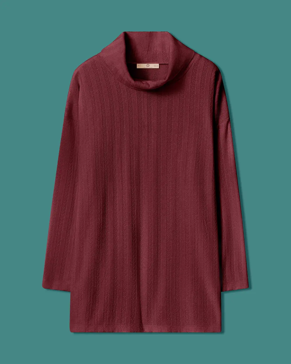 Tunic with a Turned-Down Collar