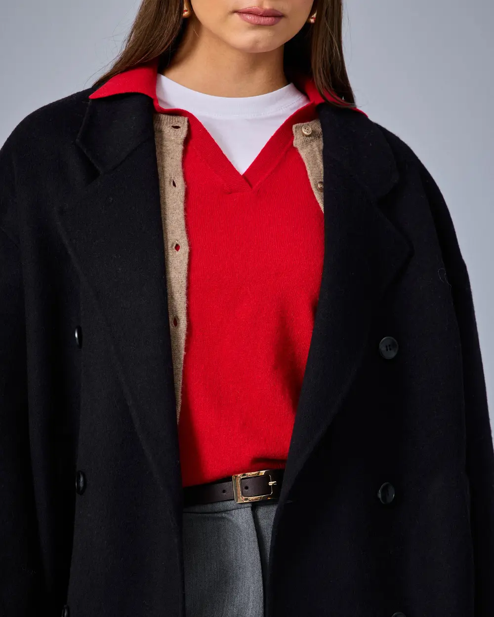 Oversize Kesim Uzun Kaban