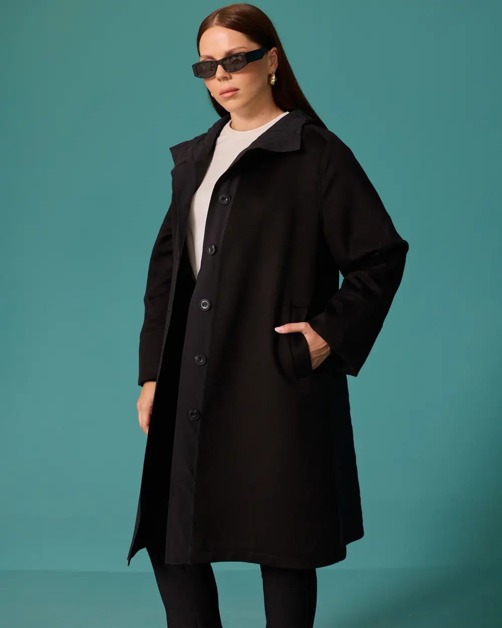 Büyük Beden Oversize Kaban