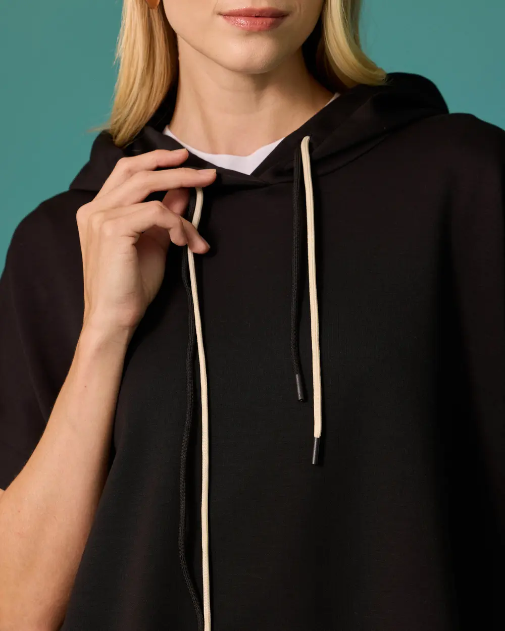 Kapüşon Yaka Oversize Sweatshirt