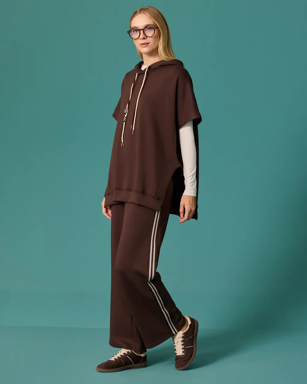Kapüşon Yaka Oversize Sweatshirt