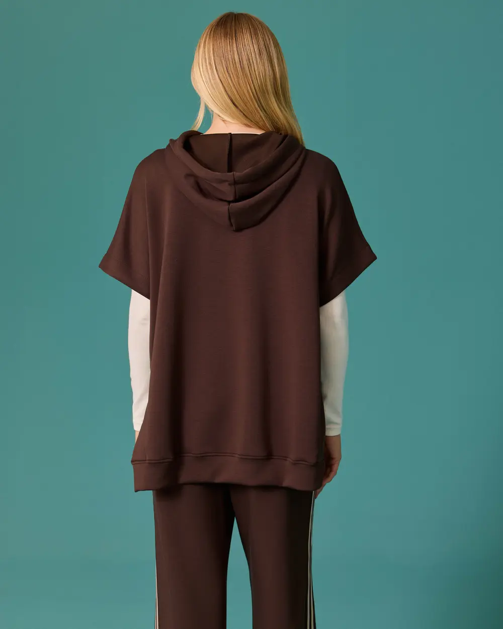 Kapüşon Yaka Oversize Sweatshirt