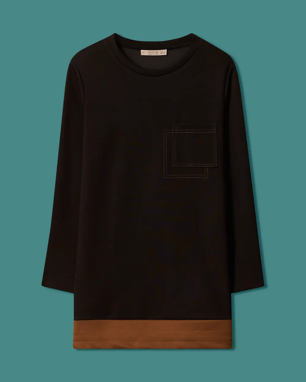 Büyük Beden Cep Detaylı Sweatshirt