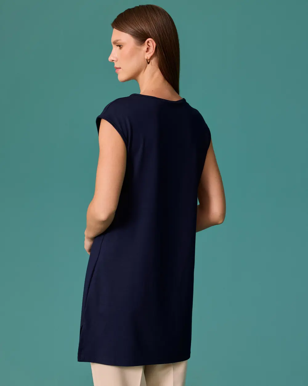 Yuvarlak Yaka Oversize Tshirt