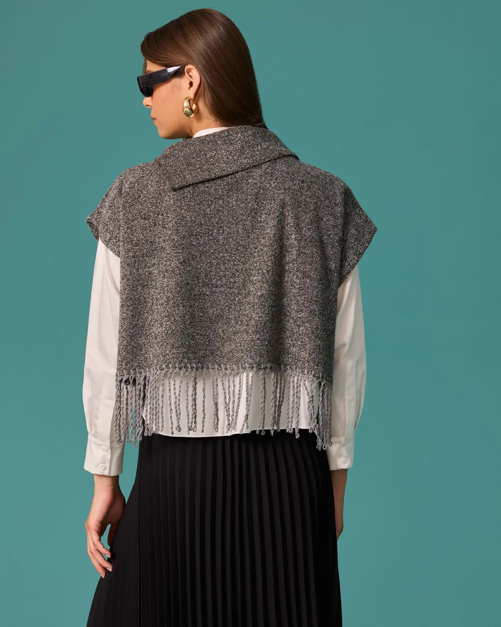 Poncho Shirt Set