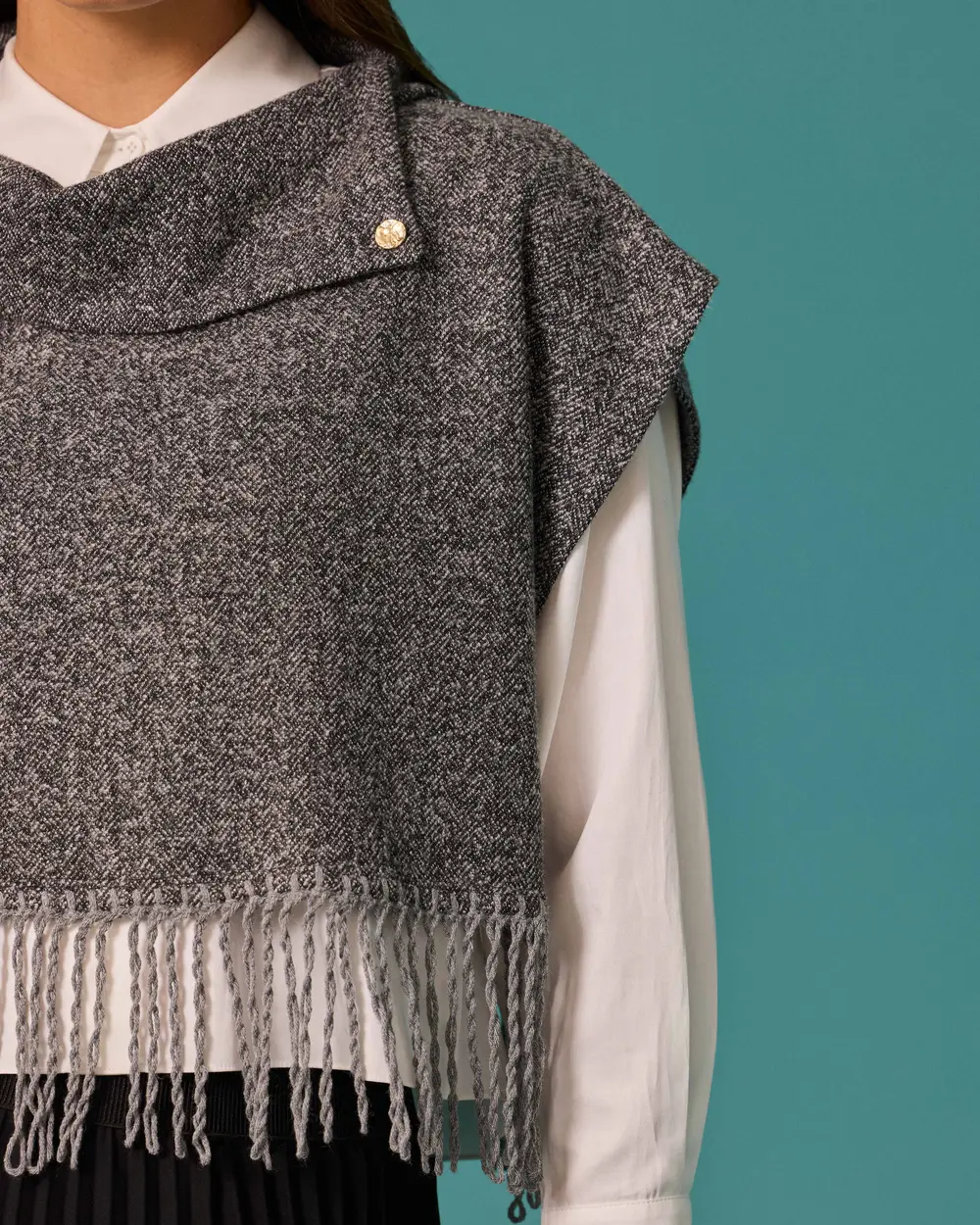Poncho Shirt Set