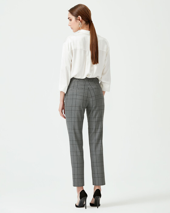 SQUARE PATTERNED PANTS