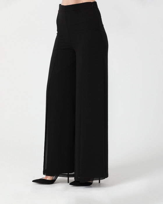 Bol Kesim Şifon Pantolon