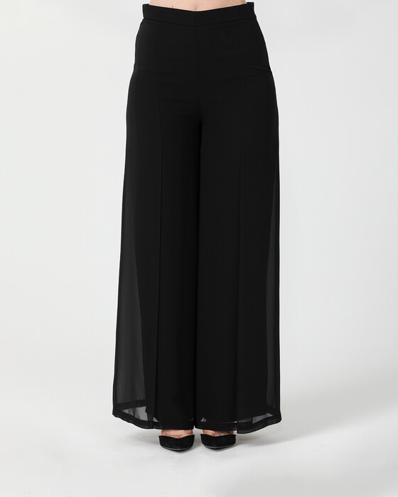 Bol Kesim Şifon Pantolon