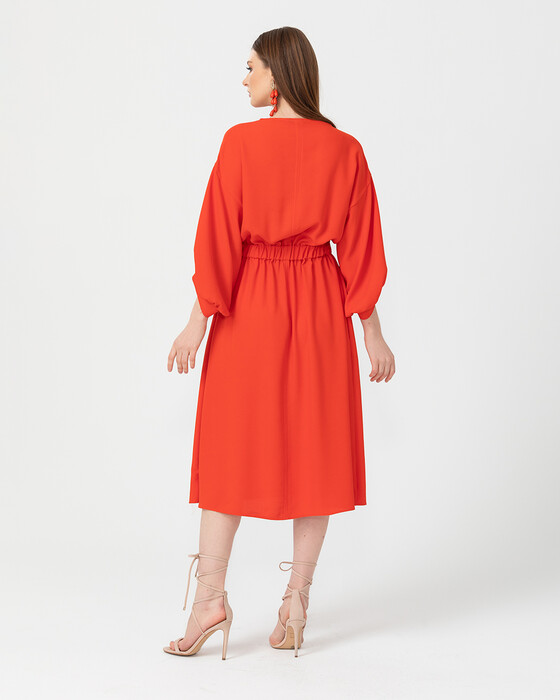 Önden Bağlamalı Elbise