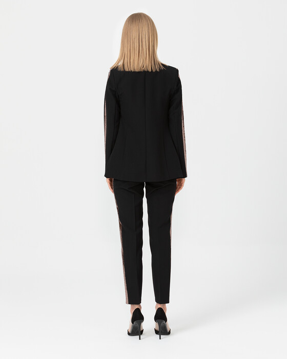 JACKET WITH SEQUINE BLOUSE