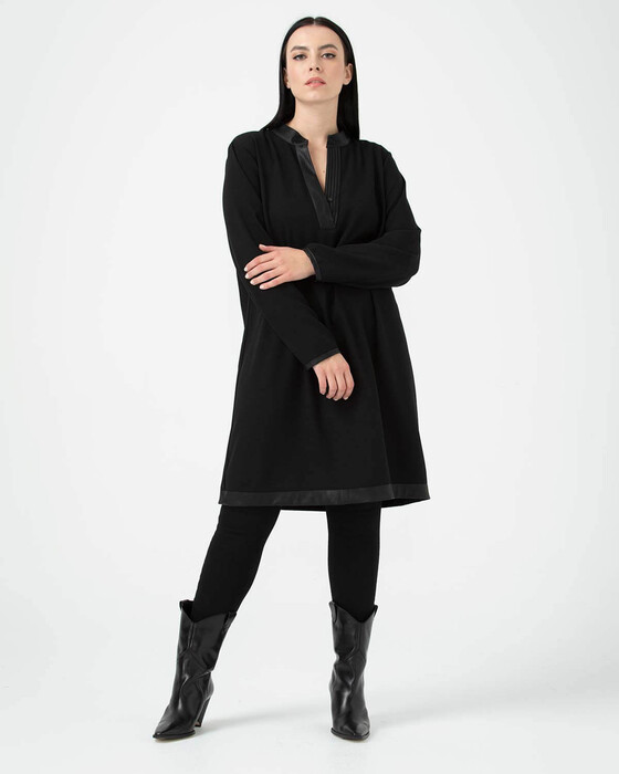 Büyük Beden V Yaka Tunik