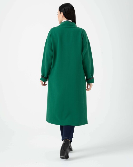 Büyük Beden Hakim Yaka Kaban