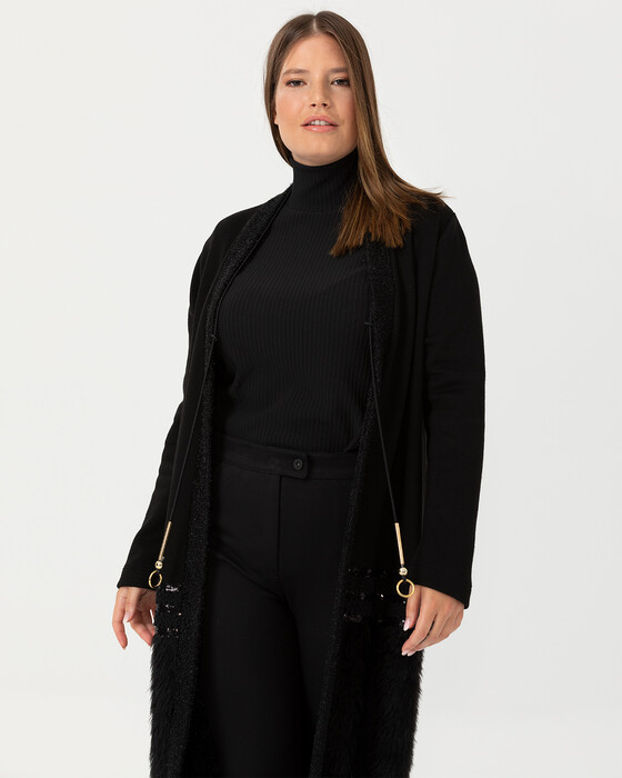 Büyük Beden Uzun Boy Hırka