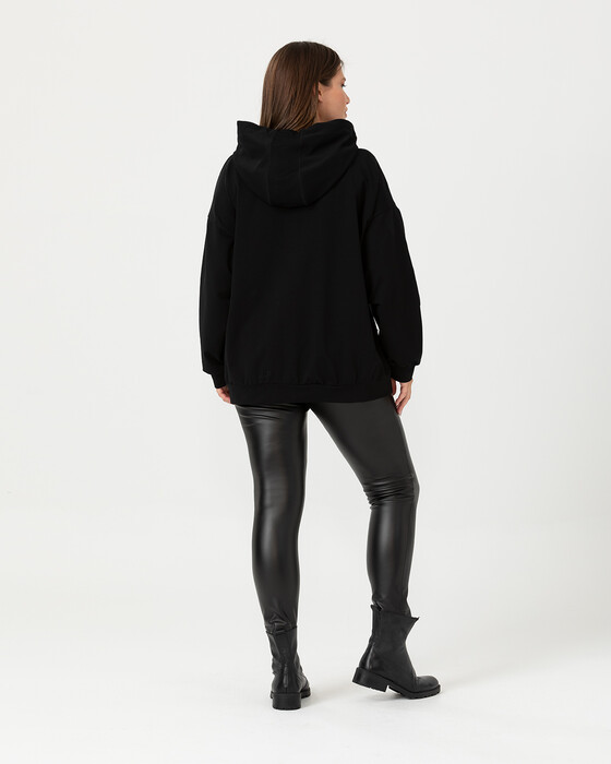 Büyük Beden Incili Sweatshirt