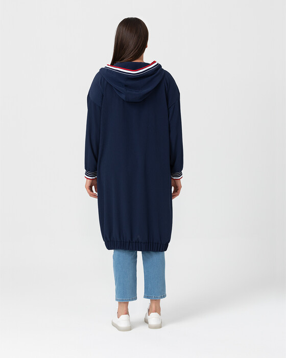 PLUS SIZE TUNIC WITH HOODIE