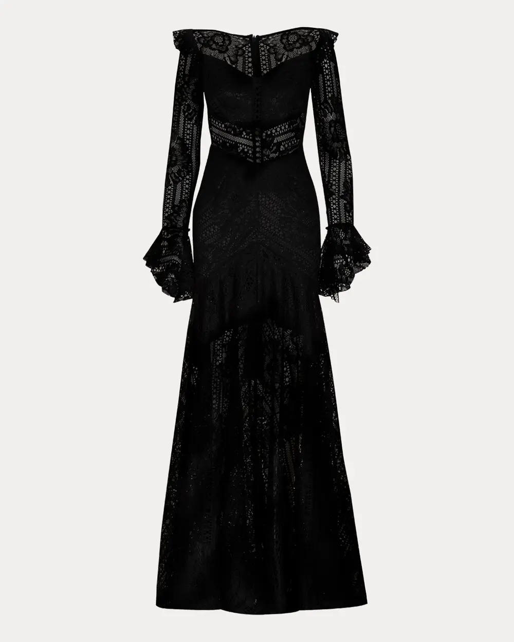 Balık Form Açık Omuz Dantel  Abiye