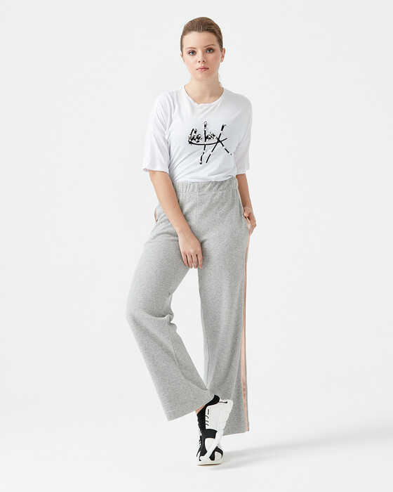 METALİK ŞERİTLİ SPOR PANTOLON