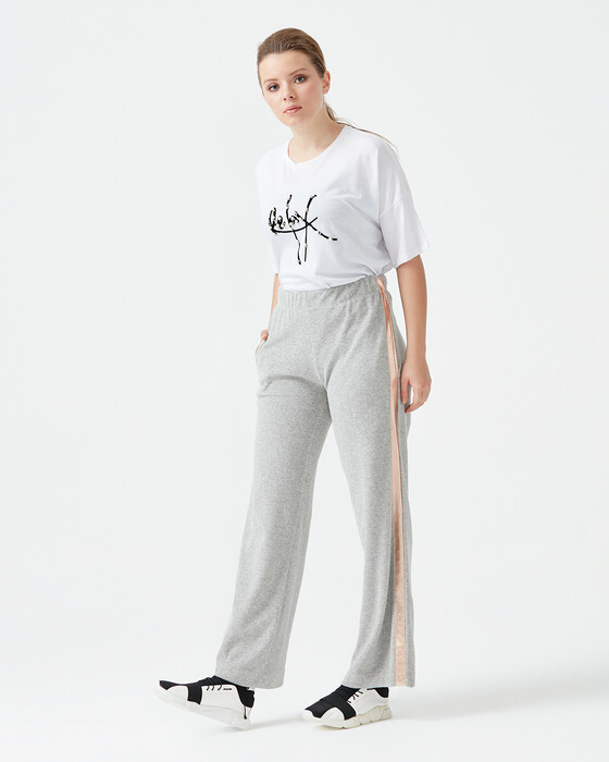 METALİK ŞERİTLİ SPOR PANTOLON