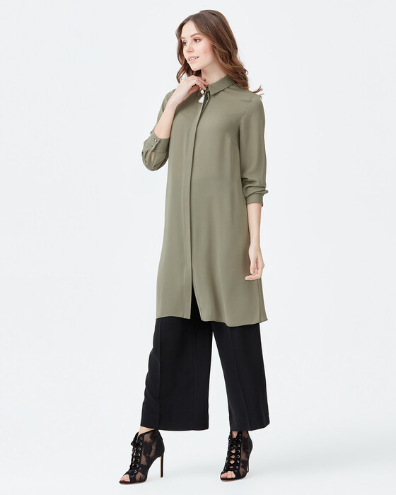 Düğme Detaylı Tunik