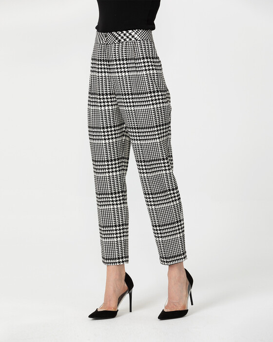 Ekose Desenli Pantolon