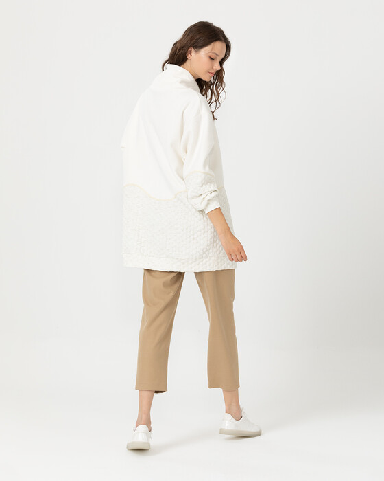 Kabartmalı Sweatshirt Tunik