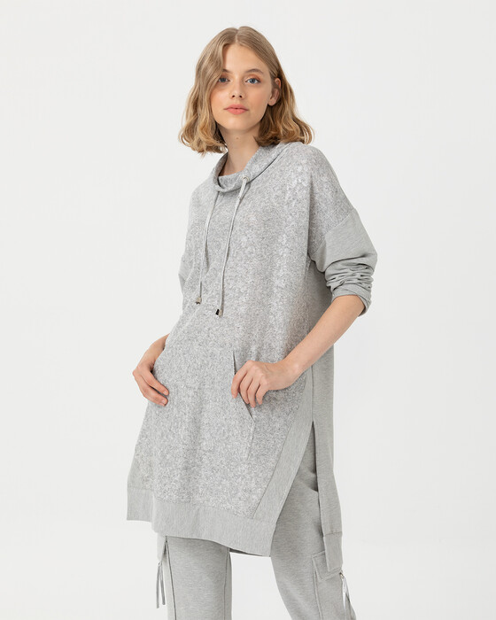 Kanguru Cepli Spor Kesim Tunik