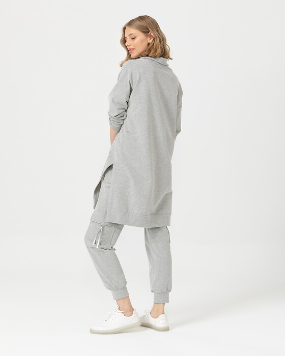 Kanguru Cepli Spor Kesim Tunik