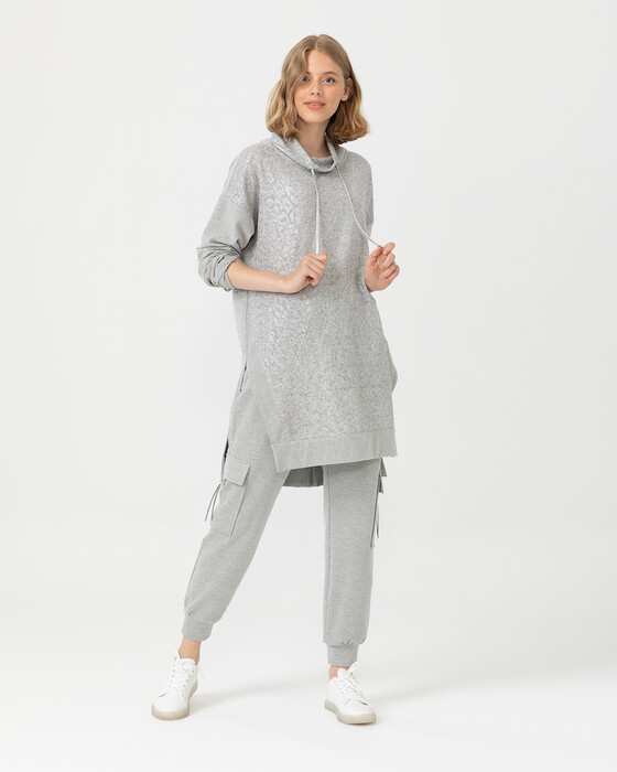 Kanguru Cepli Spor Kesim Tunik