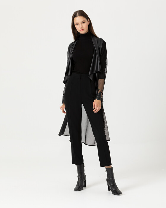 Deri Görünümlü File Kap