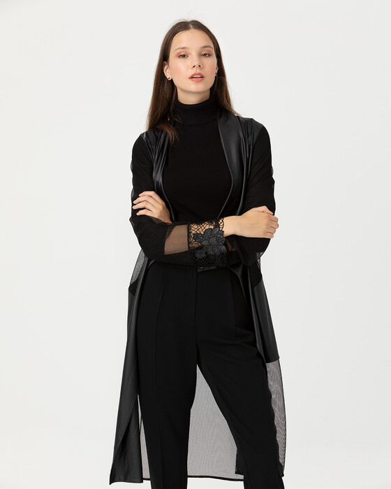 Deri Görünümlü File Kap