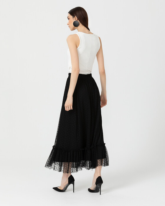 ELASTIC WAIST TULL SKIRT