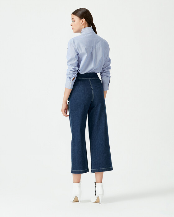 Culotte Denim Pantolon