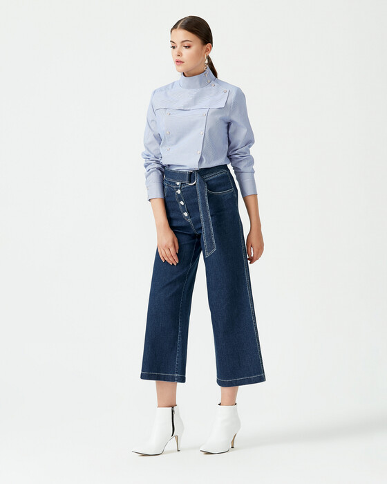 Culotte Denim Pantolon