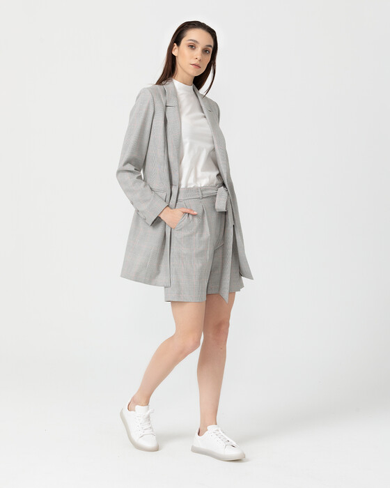 PLAID PATTERN JACKET