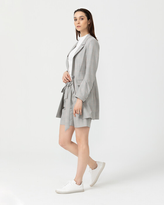 PLAID PATTERN JACKET