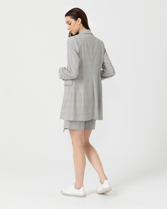 PLAID PATTERN JACKET