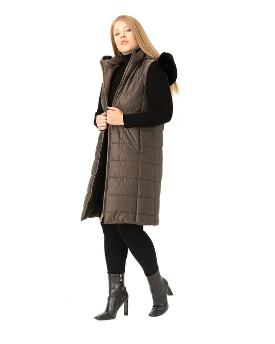 PLUS SIZE PUFFER VEST