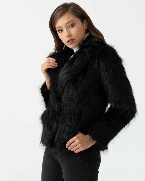 FURRY SHORT JACKET