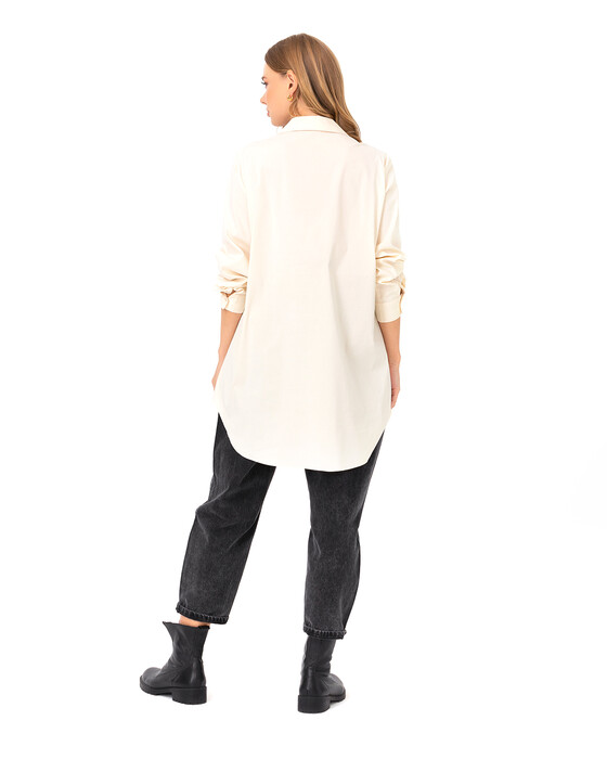 SEÇİL HIDDEN BUTTON SHIRT