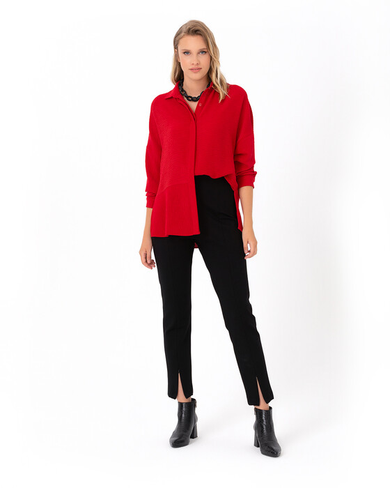 Çizgi Detaylı Gömlek