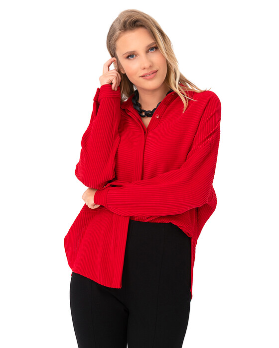 Çizgi Detaylı Gömlek