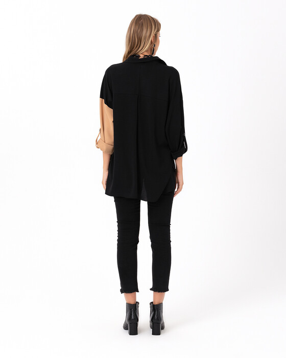 SEÇİL DUAL-COLOR SHIRT