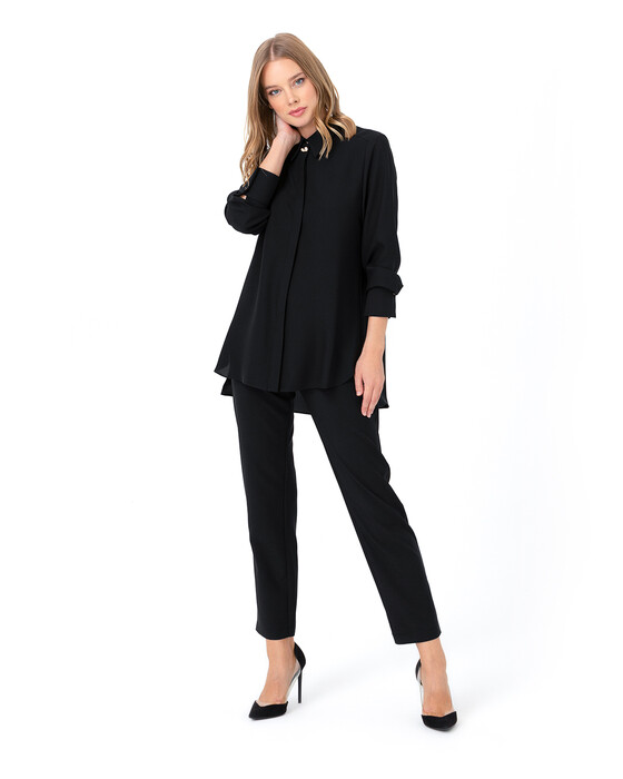 Rahat Kesim Düz Gömlek