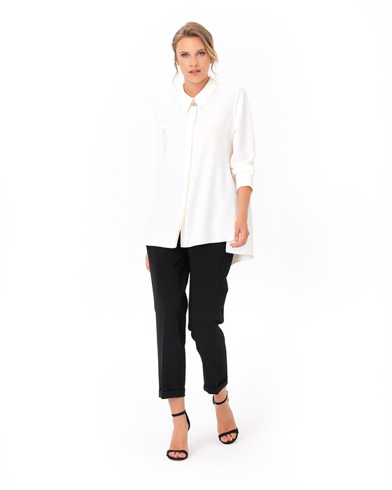 Rahat Kesim Düz Gömlek