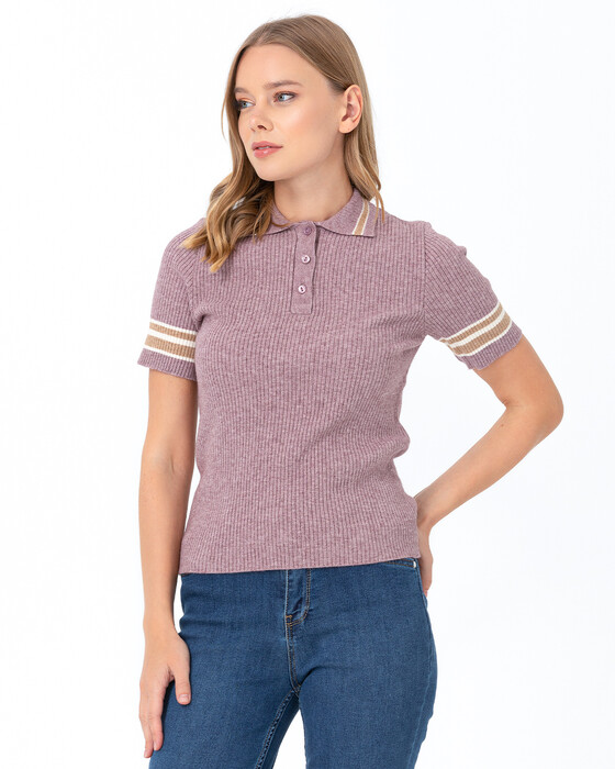 Kısa Kollu Yakalı Triko